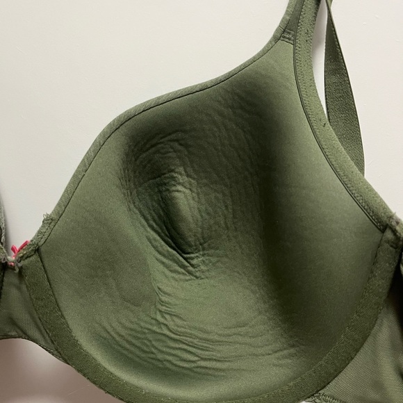 Cacique Lightly Lined T Shirt Bra Green Size 44DD - Picture 6 of 11